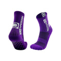 Meias Desportivas Antiderrapantes Tapedesign em roxo com tecnologia antiderrapante e design ergonómico.