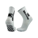 Meias Desportivas Antiderrapantes Tapedesign em branco com design ergonómico e solado antiderrapante.