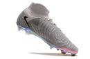 Nike Phantom Luna Elite NU FG Cinza - chuteira de futebol com tecnologia Phantom Sense e design inovador.