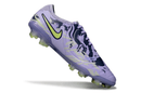 Nike Tiempo Legend 10 FG - Roxa e Verde - Pack United em destaque com design exclusivo.