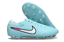 Nike Tiempo Legend 10 X Elite FG -  Azul, Rosa e Branca - Pack Prism em detalhe.