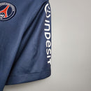 Logo da PSG Home 12/13 Retro Azul Marinho e patrocínio da Indesit na manga
